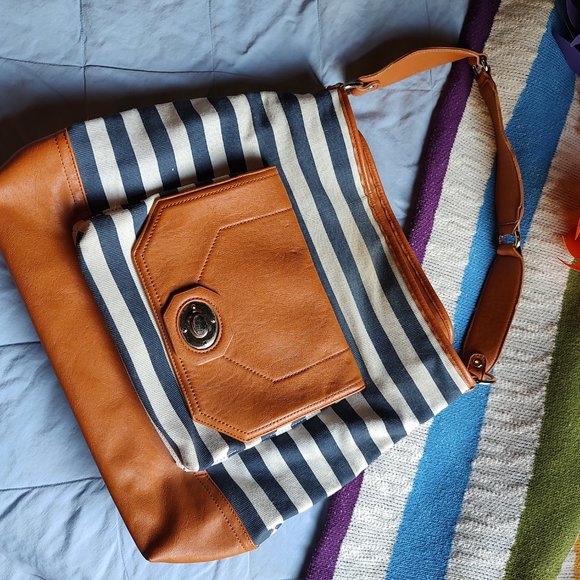 imoshion striped bag with magnetic closures - Picture 15 of 15